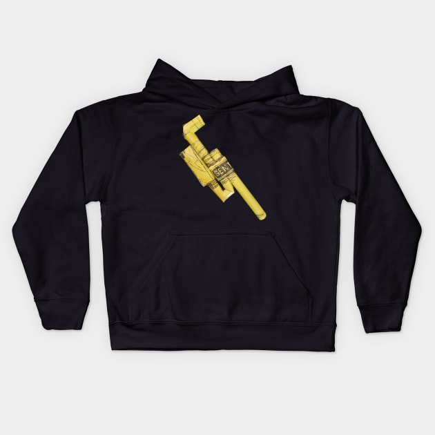 BATIM-DR GENT PIPE Kids Hoodie by House Of Henrys Art&Music